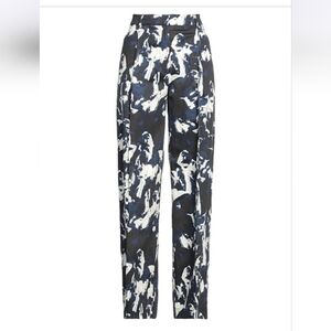 MAURO GRIFONI Abstract Print Wide-Leg Pants
